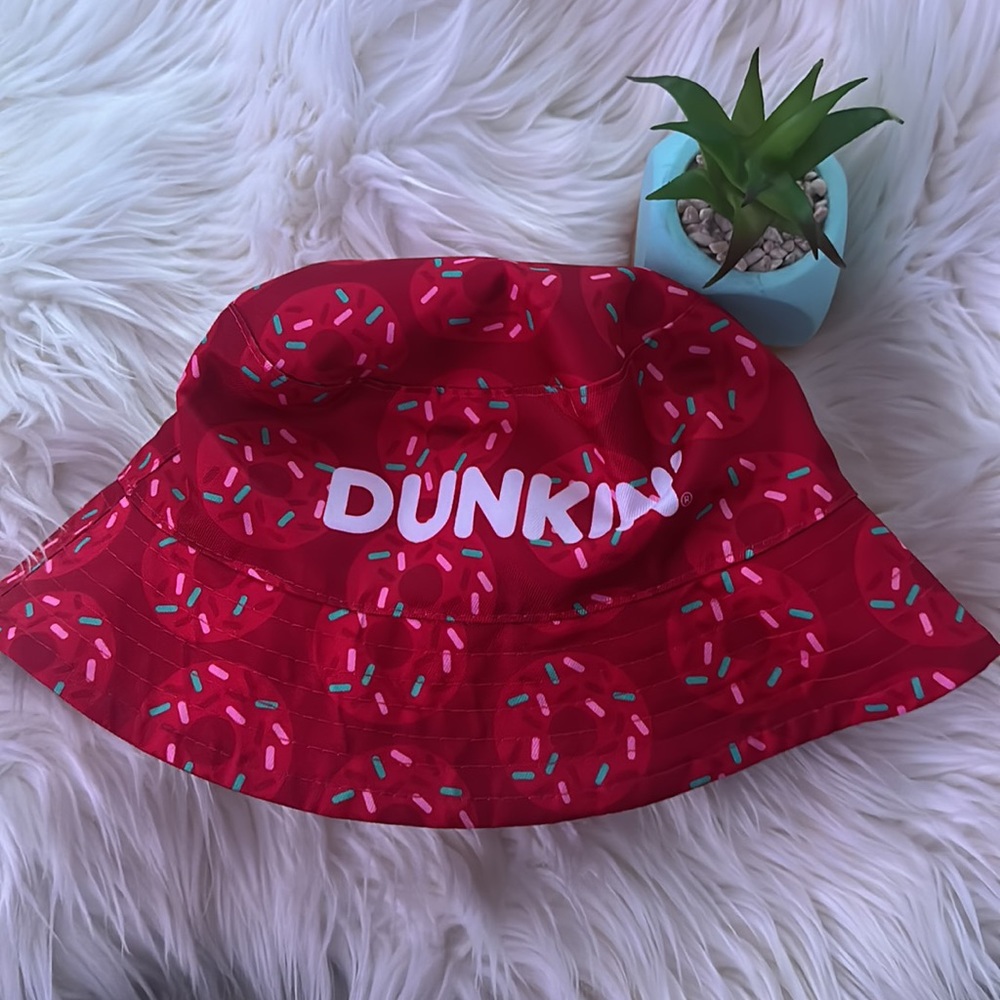 Dunkin Donuts Cute Reversible Bucket Hat